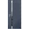 Vdomdoors Steel Door Cynex 6777 Grey Stainless Inserts Single Modern Painted-W36xH80-Right-hand Outswing CYNEX6777EXD-GRE-W36 x H80-Right-hand Outswing - alternate 1