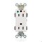 Leviton Straight Blade Receptacle, 5-15R, 15 A, 125V AC, Isolated Ground MD820-IGW - alternate 1