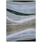 Homeroots 5' X 8' Brown Blue And Gray Abstract Washable Indoor Outdoor Area Rug 603672 - alternate 2