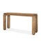 Homeroots 60" Brown Solid Wood Console Table 605658 - alternate 2