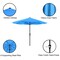Pure Garden 9-Foot Patio Umbrella with Base, Brilliant Blue 50-LG1033B - alternate 2