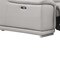 Homeroots Ash Gray Leather Modular U Shaped Ten Piece Corner Sectional With Console 643934 - alternate 3