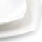 Gibson Elite Soho Lounge 16 Piece Square Fine Ceramic Dinnerware Set in White 750116850M - alternate 3