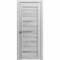 Sartodoors Solid French Door 32 x 80in, Quadro 4445 Nordic White W/ Frosted Glass, Sgl Panel Frame Trim QUADRO4445ID-NOR-32 - alternate 3
