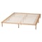 Baxton Studio Calhoun Japandi Queen Size Bed Frame 253-13932-ZORO - alternate 4