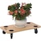 Edendirect Heavy Duty Wood Furniture Dolly with Wheels, 500 lbs Capacity 2pcs 22.8in x11.2in Platform ED-W46577450 - alternate 3