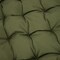 Leisuremod 2-Person Hanging Egg Chair Cushion, Weather-Resistant, Headrest & Zippered Cover ES52C-DG - alternate 2