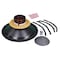B And C Kit to restore the BAND C IPAL 21-IN Woofer with full voice coil, dust cap and main cone, and edge RCK21IPAL - alternate 2