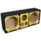 Deejay Led Two 12in Woofers plus Two Tweeters and One Horn YELLOW VINYL Empty Chuchera Speaker Enclosure D12T2H1VYYELLOW - alternate 3