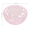 Jonathan Y Izzy 15.5" 2-Light Modern Glam Metal Dome LED Flush Mount with Crystal Flower Accents, White/Pink JYL9043B - alternate 3
