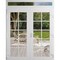 Vdomdoors Front Exterior Prehung Metal-Plastic Double Doors Clear Glass / MANUX 8100 White Silk / Office Comm MANUX8100DEXD-WS-W72xH80+16-LH-I - alternate 1