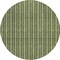 Homeroots 8' Olive Green And Ivory Round Striped Washable Indoor Outdoor Area Rug 595885 - alternate 3