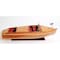 Homeroots 15" Natural Manufactured Wood Boat Sculpture 401829 - alternate 1