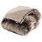 Lavish Home Faux Fur Throw Blanket 60x70 Blanket Soft Throw with Plush Faux Fur Front & Warm Mink Back 66-THROW056 - alternate 5