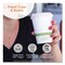 World Centric Double Wall Paper Hot Cups, 8 oz, White, 1000PK CU-PA-8D - alternate 2