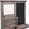 Homeroots 30" Brown Solid Wood Paper Organizer 379874 - alternate 3