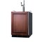 Summit Commercial 24in Wide Built-In Coffee Kegerator, ADA Compliant Panel Not Included SBC58BLBIADAIFCMTWIN - alternate 4