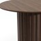 Homeroots 46" Brown Wood Pedestal Base Round Top Dining Table 720646 - alternate 3