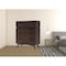 Homeroots 39" Acacia Solid Wood Four Drawer Dresser 473075 - alternate 2