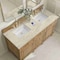 James Martin Vanities Lorelai 60" Double Vanity, Light Natural Oak, w/ 3 CM Tajnar Eclos Top w/FreePower Wireless Charger 424-V60D-LNO-FTJR - alternate 3