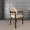 Leisuremod Opaline Series Elegant Wooden Dining Chair in Black Velvet and Taupe OC24BLTP - alternate 3