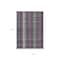 Homeroots 9' X 12' Plum Eggplant And Gray Plaid Washable Indoor Outdoor Area Rug 613991 - alternate 3