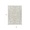 Homeroots 8' X 10' Ivory And Beige Damask Washable Indoor Outdoor Area Rug 614440 - alternate 2