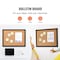 Vevor Cork Board Bulletin Board 36" x 24" with MDF Sticker Frame Wall Mounted MP-2436 - alternate 4