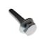 Zoro Select Not Graded, M10-1.50 Serrated Flange Bolt, Plain Stainless Steel, 50 mm L, 5 PK 31-MFH-10-50 - alternate 2