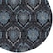 Homeroots 8' Blue Charcoal And Gray Round Medallion Washable Indoor Outdoor Area Rug 587700 - alternate 2