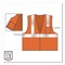 Ergodyne GloWear 8210Z Class 2 Economy Mesh Vest, Polyester, Orange, 4X-Large/5X-Large 21049 - alternate 3