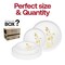 Smarty Had A Party White with Gold Floral Plastic Dinnerware Value Set, 240PK 210WHGVP-CASE - alternate 4