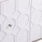 Homeroots 59in White and Gold Sideboard with Three Doors 401681 - alternate 3