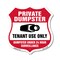 Signmission Private Dumpster Shield Sign Tenant Use, 12 Inch X 12 Inch, Aluminum Metal Sign SHI-A-12-438 - alternate 1
