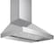 Victory 48-Inch 1200 CFM Wall Mount Range Hood for Outdoor BBQ's, Baffle Filters, Dimmable LED Lights Twister-BBQ-48 - alternate 2