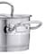 Korkmaz Proline Professional Series 4.8 L Stainless Steel Extra Deep Casserole with Lid in Silver A1165 - alternate 3