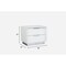 Homeroots 21" White Two Drawers Nightstand 370743 - alternate 5
