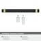 Amerock Overton 6-5/16 in 160 mm Center-to-Center Brushed Matte Black/Brushed Gold Cabinet Pull BP36683BMBBGL - alternate 2