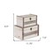 Homeroots Set of Two Brown Solid Wood Box With Lid, 2PK 489354 - alternate 3