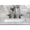 Kingston Brass Widespread Bathroom Faucet with Knurled Handle and Brass Pop-Up, Antique Brass FSC892KNLAB - alternate 3