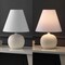 Jonathan Y Asher 18.25" Minimalist Scandinavian Resin/Iron Gourd LED Table Lamp, Matte Cream, 2PK JYL5602B-SET2 - alternate 3