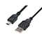 Monoprice USB 2.0 Cable, 6 ft.L, Black 107 - alternate 1