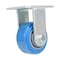Vestil Polyurethane Rigid Caster 4 In. Diameter x 2 In. Width 617 Lb. Capacity Light Blue/Gray CST-KB-4X2PUP-R - alternate 1