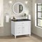 James Martin Vanities Lorelai 36" Single Vanity, Bright White, w/ 3 CM Phantome Eclos Top 424-V36-BW-3PHT - alternate 3