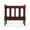 Homeroots 17" Brown Solid Wood Magazine Holder 389454 - alternate 4