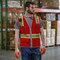 Dome75 DYNAMIC Enhanced Visibility Identification HiVis Contrast Mesh Safety Vest DV2183 - alternate 3