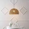 Jonathan Y Campana 20" 1-Light Bohemian Modern Woven Rope/Iron LED Pendant, Brown JYL6504F - alternate 3