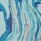 Homeroots 10' X 14' Blue Pink And Green Abstract Washable Indoor Outdoor Area Rug 600227 - alternate 4
