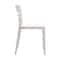 Flash Furniture Bridgeport Indoor-Outdoor Stacking Patio Chair w/Slatted Backrest, All-Weather Resin Chair, White DHF-317-APP-WH-GG - alternate 2