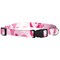 Casual Canine Dog Collar, D-Ring Link, 6 to 10 in L Collar, 3/8 in W Collar, Nylon, Pink Camo ZA6741 06 75 - alternate 1